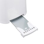 Prajitor de paine nobeLTek NBT265W, 650 W, 6 niveluri de rumenire, tavita de firimituri, capacitate 2 felii, design ergonomic, Alb - imagine 2