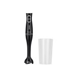 Mixer vertical nobeLTek NHB35B, 350 W, 2 trepte de viteza, functie turbo, lama din inox, accesoriu pahar gradat 700 ml, zgomot redus, Negru